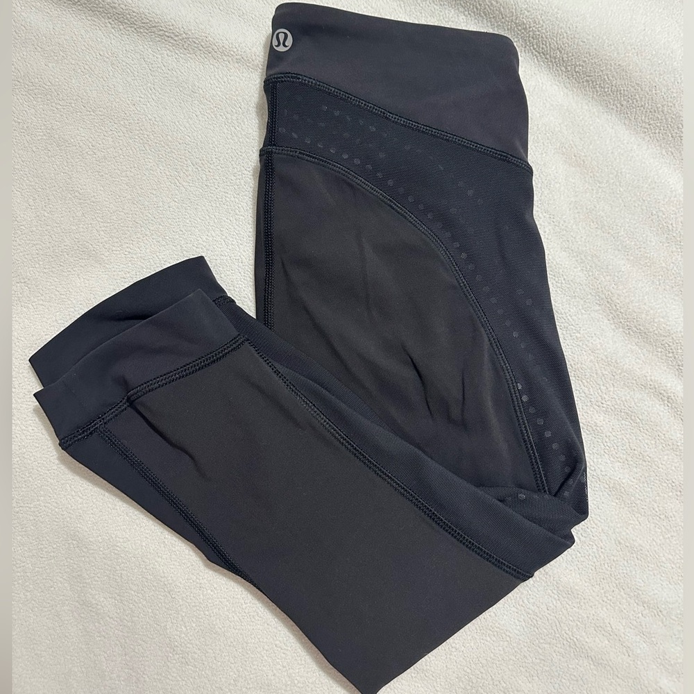 Lululemon Leggings black cropped size 2